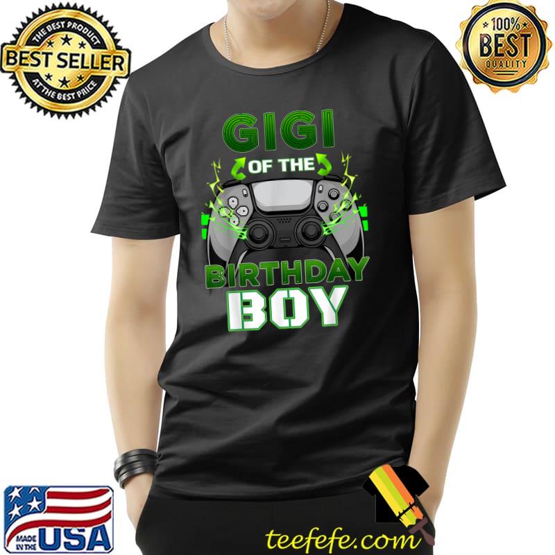 Gigi of the Birthday Boy Video Gamer Cool Matching Family T-Shirt