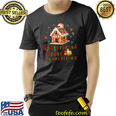 Gingerbread House Competition House Merry Christmas T-Shirt