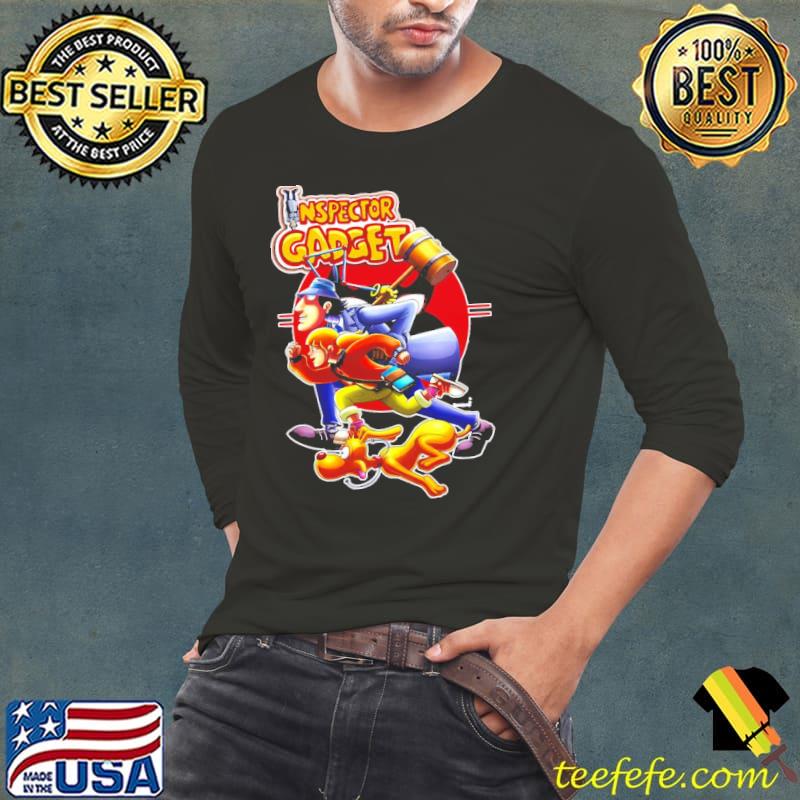 Go go gadget run funny moment in inspector gadget classic s Long Sleeve Tee Go go gadget run funny moment in inspector gadget classic s Long Sleeve Tee