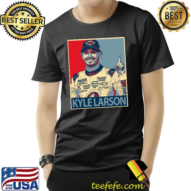 Graphic portrait kyle larson nascar classic shirt