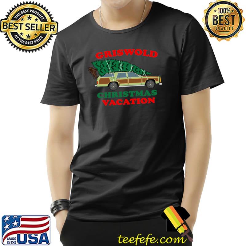 Griswold Christmas Vacation Car And Xmas Tree T-Shirt
