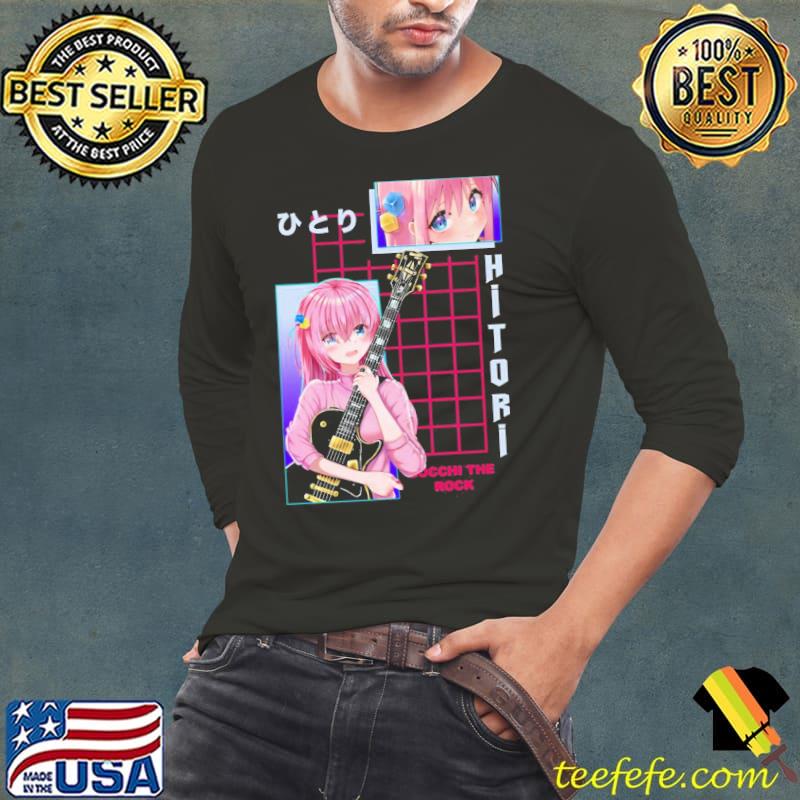 Guitarist hitorI bocchI bocchI the rock s Long Sleeve Tee Guitarist hitorI bocchI bocchI the rock s Long Sleeve Tee