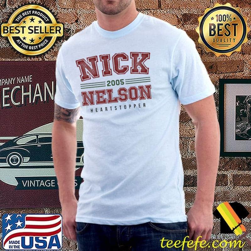 Heartstopper kit connor nick nelson nick nelson 2005 shirt