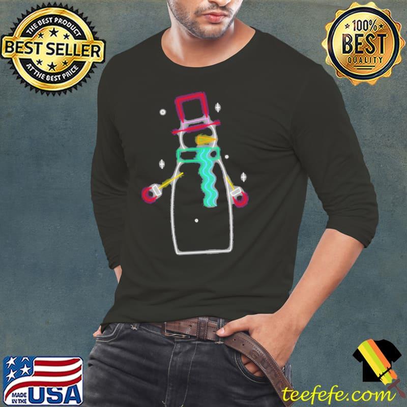 Hight quality neon design for snowman christmas classic s Long Sleeve Tee Hight quality neon design for snowman christmas classic s Long Sleeve Tee