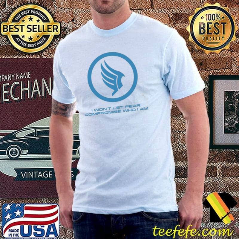 I won't let fear compromise who I am mass effect commander shepard paragon quote classic shirt