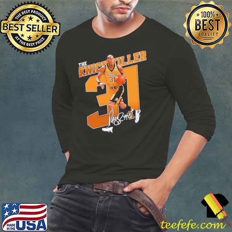 Indiana player reggie miller choke basketball classic s Long Sleeve Tee Indiana player reggie miller choke basketball classic s Long Sleeve Tee