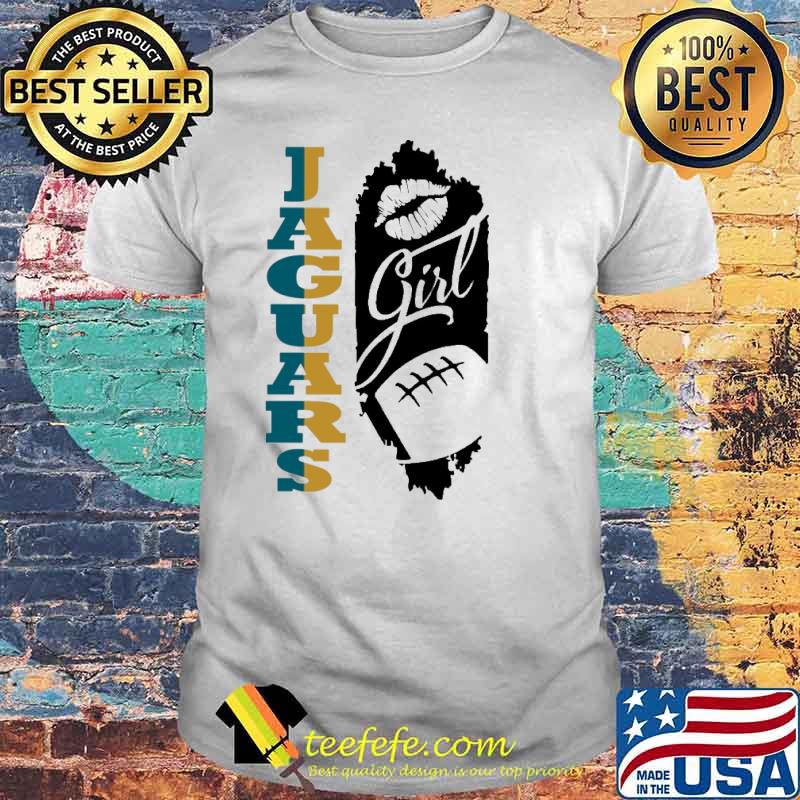 Jaguars Girl Lip Baseball Shirt