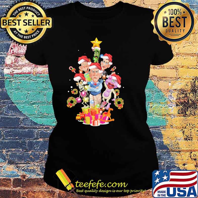 Jeff Dunham Peanut Christmas Tree Shirt Ladies tee Jeff Dunham Peanut Christmas Tree Shirt Ladies tee