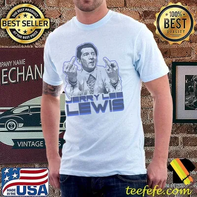 Jerry lee lewis vintage rockabilly fan art shirt