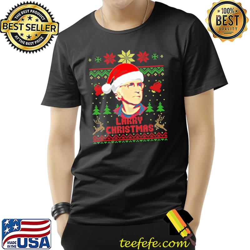 Larry david christmas pattern graphic classic shirt Larry david christmas pattern graphic classic shirt