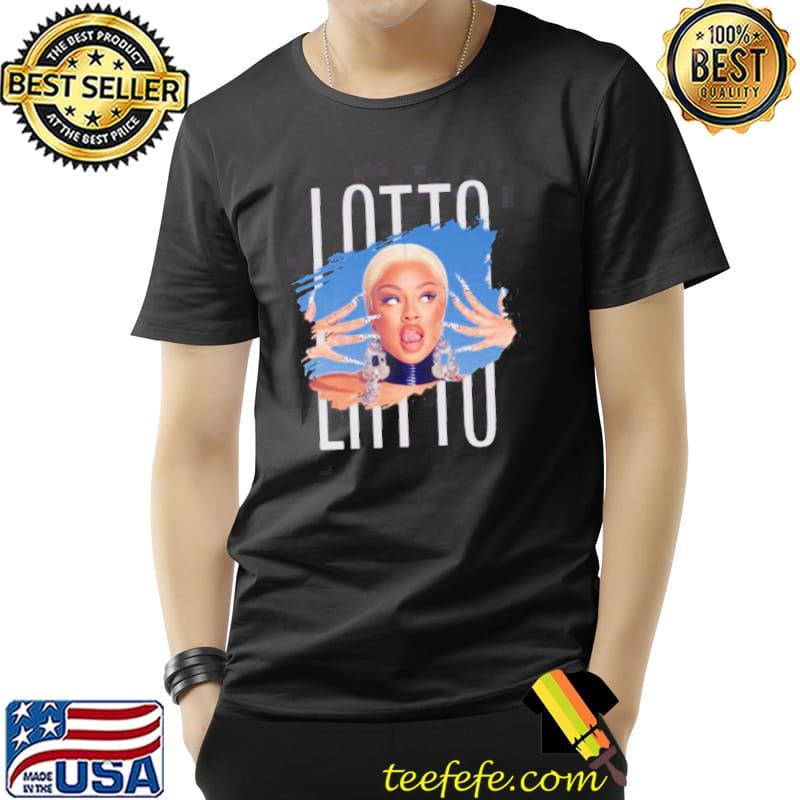 Latto photo with text blue trending classic shirt