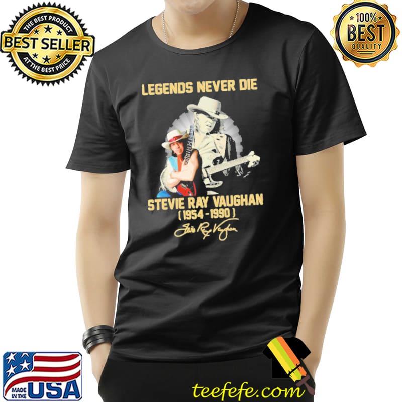 Legends never die stevie ray vaughan 1954 1990 trending classic shirt