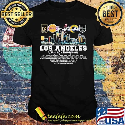 Los Angeles City Of Champions Shirt