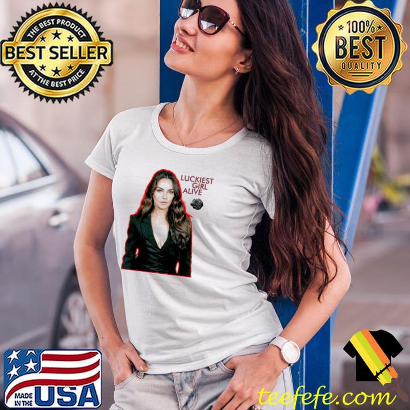 Luckiest girl alive mila kunis classic s Ladies Tee Luckiest girl alive mila kunis classic s Ladies Tee