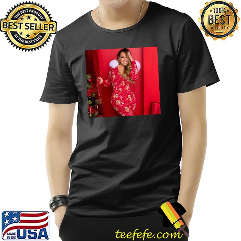 Mariah carey's fashion on christmas trending classic shirt