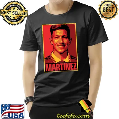Martinez mufc red graphic classic shirt
