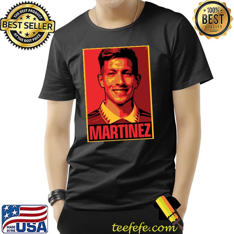 Martinez mufc red graphic classic shirt
