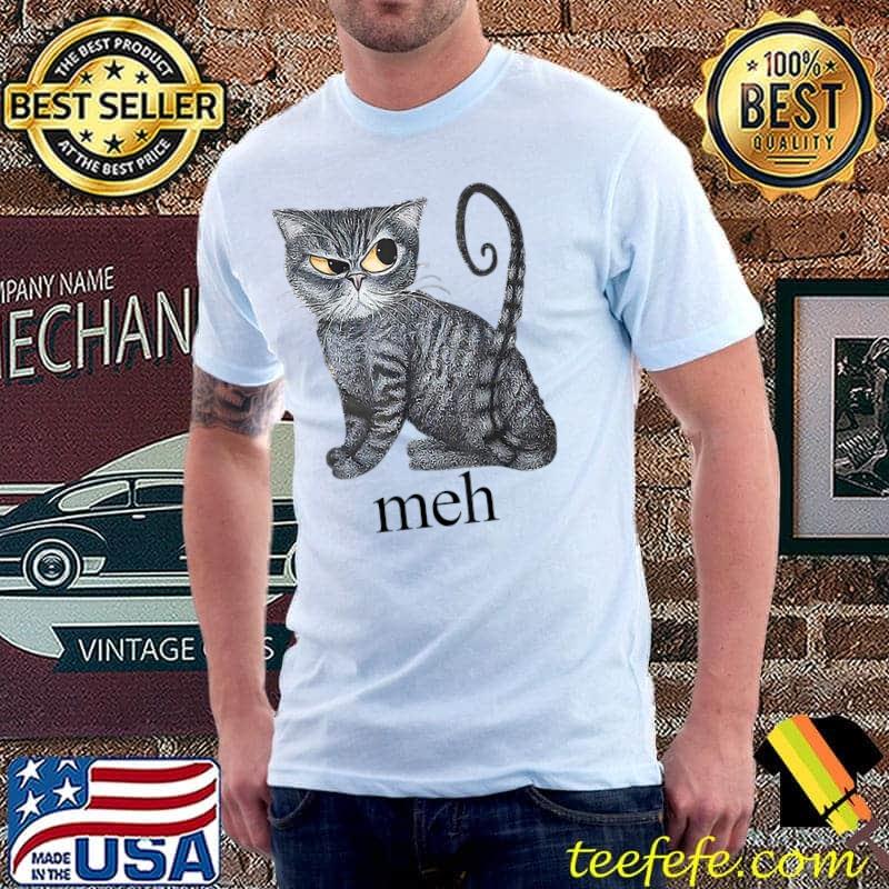 Meh Cat Tee for Cat Lovers T-Shirt