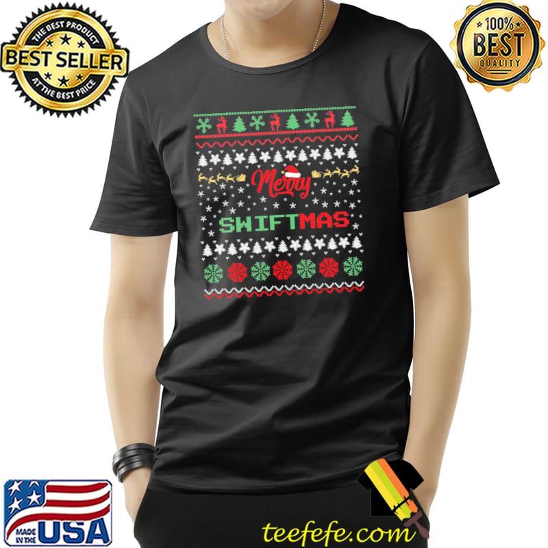Merry switmas xmas pattern taylor swift ugly christmas classic shirt