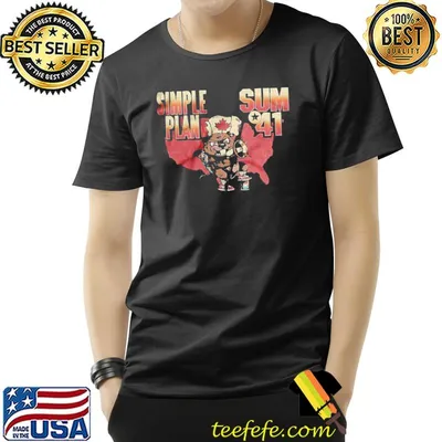 Music band legend simple sum41 shirt