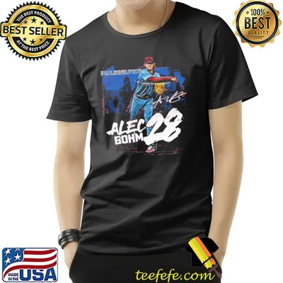 Number 28 player philadelphia phillies alec bohm shirt