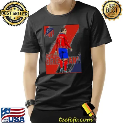 Number 7 illustration griezmann paint Football shirt