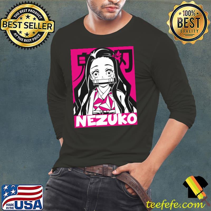 Pink design demon slayer nezuko classic s Long Sleeve Tee Pink design demon slayer nezuko classic s Long Sleeve Tee