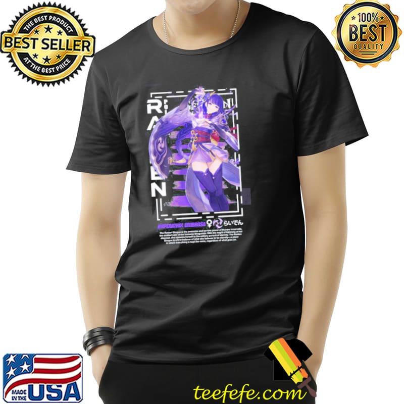 Raiden shogun genshin impact aesthetic classic shirt