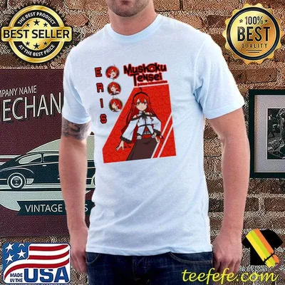 Red colour eris mushoku tenseI jobless reincarnation classic shirt