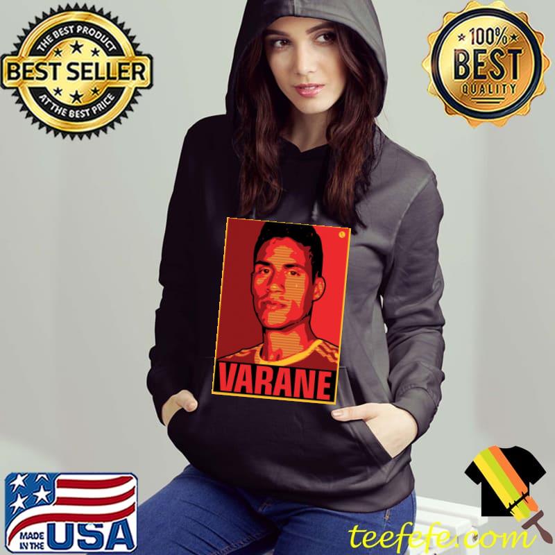 Red portrait raphael varane mu classic s Hoodie Red portrait raphael varane mu classic s Hoodie