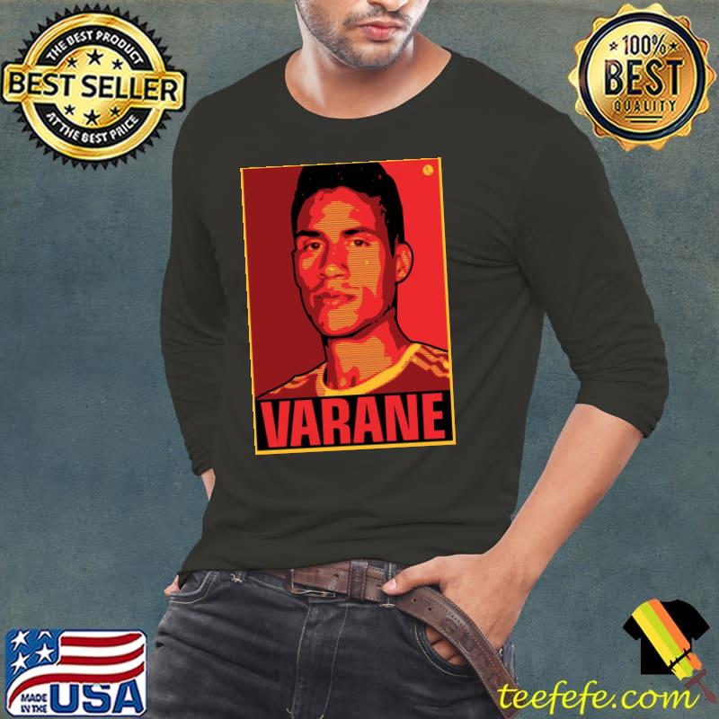 Red portrait raphael varane mu classic s Long Sleeve Tee Red portrait raphael varane mu classic s Long Sleeve Tee