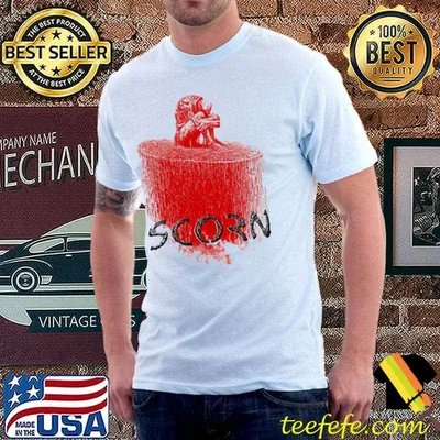 Red scorn art classic shirt