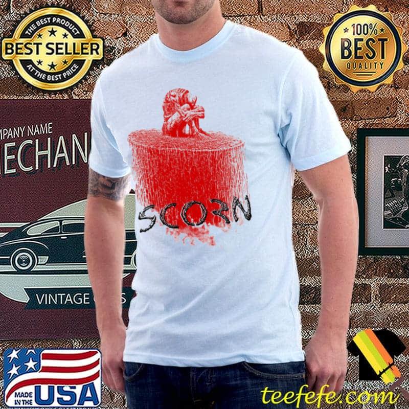Red scorn art classic shirt