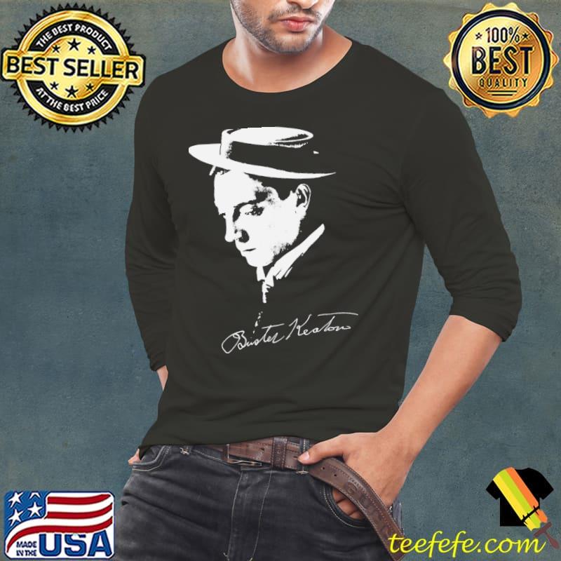 Retro portrait buster keaton comedian classic s Long Sleeve Tee Retro portrait buster keaton comedian classic s Long Sleeve Tee