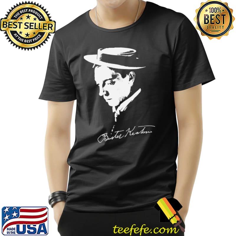 Retro portrait buster keaton comedian classic shirt