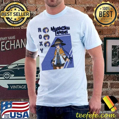 Roxy blue colour mushoku tenseI jobless classic shirt