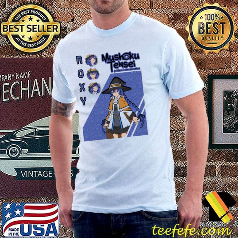 Roxy blue colour mushoku tenseI jobless classic shirt Roxy blue colour mushoku tenseI jobless classic shirt