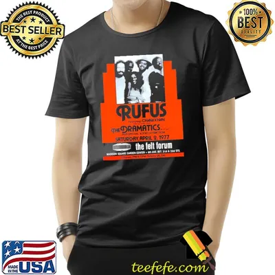 Rufus feat chaka khan live in new york city (1977) trending shirt
