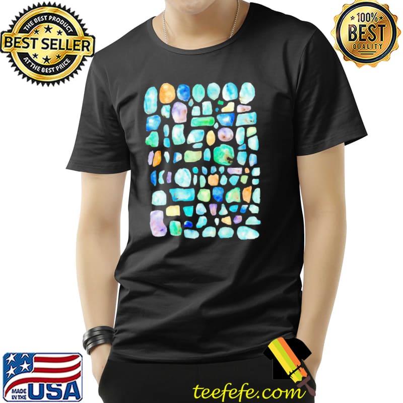 Seaglass watercolor classic shirt Seaglass watercolor classic shirt