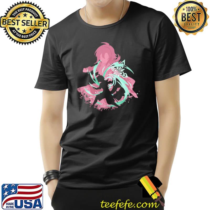 Shikanoin heizou genshin impact silhouette fanmade shirt