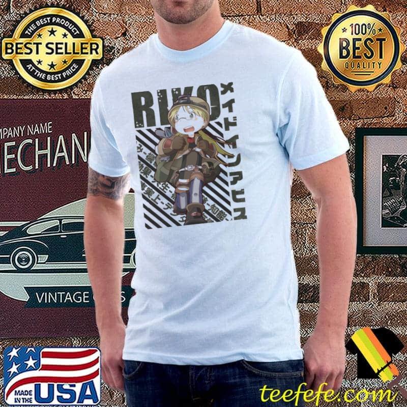 Short cute girl made in abyss riko classic shirt