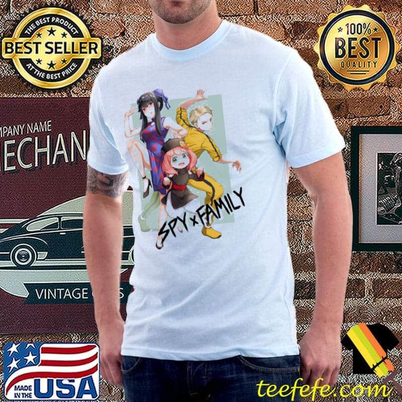 Sily quad spy x family colored shirt