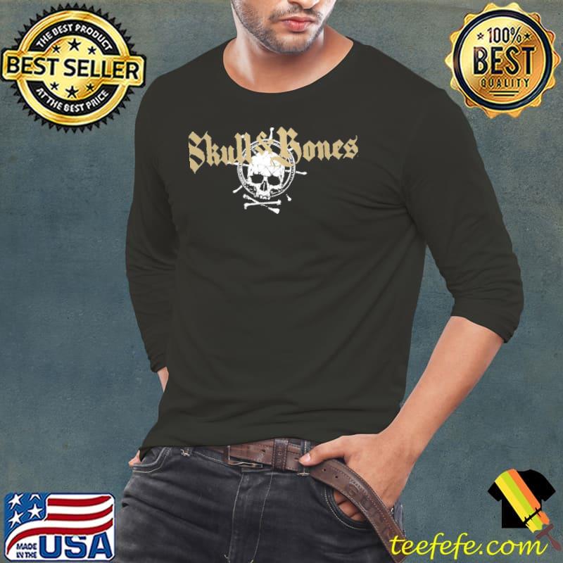 Skull and bones logo vintage classic s Long Sleeve Tee Skull and bones logo vintage classic s Long Sleeve Tee