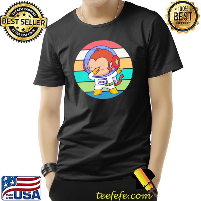 Space bored monkey dabbing monkey classic shirt Space bored monkey dabbing monkey classic shirt