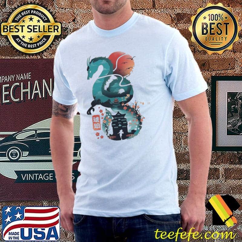 Spirited away ghiblI japanese style vintage classic shirt