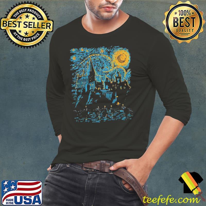 Starry wizards hogwarts Harry Potter classic s Long Sleeve Tee Starry wizards hogwarts Harry Potter classic s Long Sleeve Tee