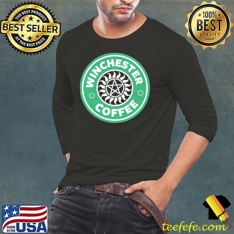 Supernatural winchester coffee starbucks classic s Long Sleeve Tee Supernatural winchester coffee starbucks classic s Long Sleeve Tee