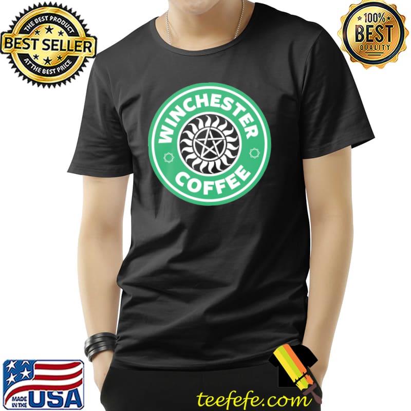 Supernatural winchester coffee starbucks classic shirt