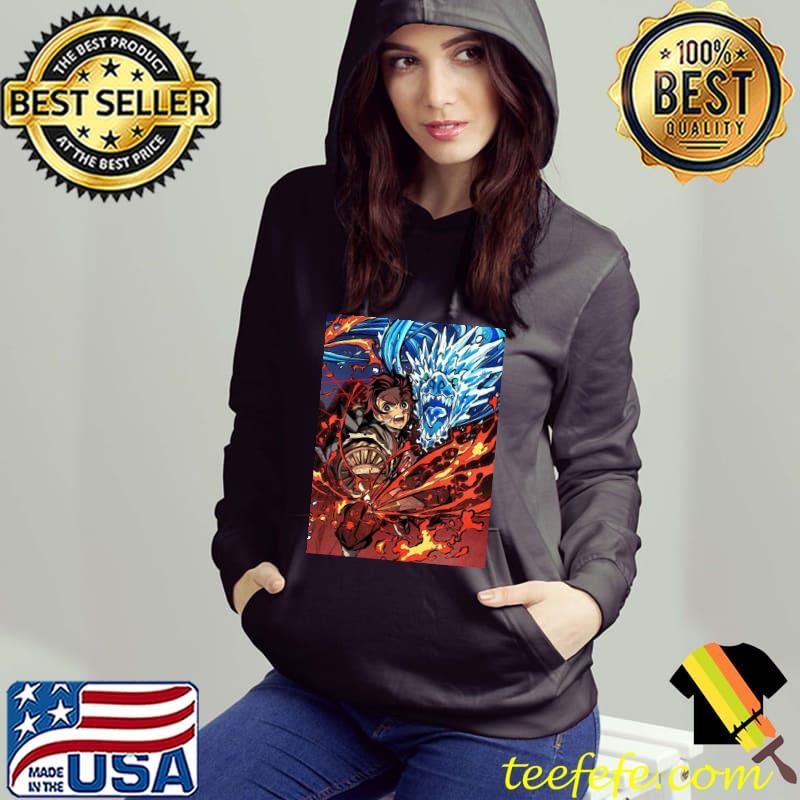 Tan with power of water and fire demon slayer tangiro kamado classic s Hoodie Tan with power of water and fire demon slayer tangiro kamado classic s Hoodie