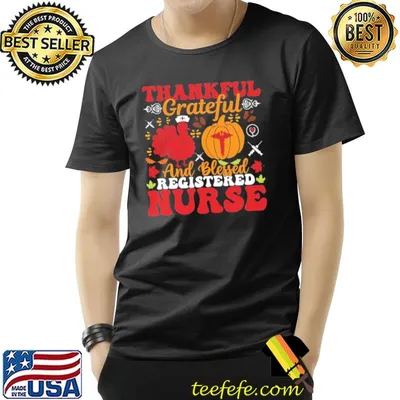Thankfull grateful and blessed registered nurse trending classic shirt